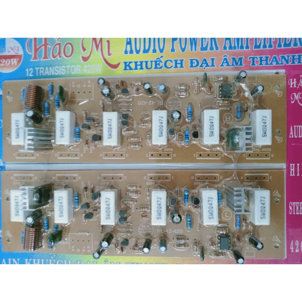 MẠCH KHUẾCH ĐẠI AMLY CÔNG SUẤT 12 SÒ 420W