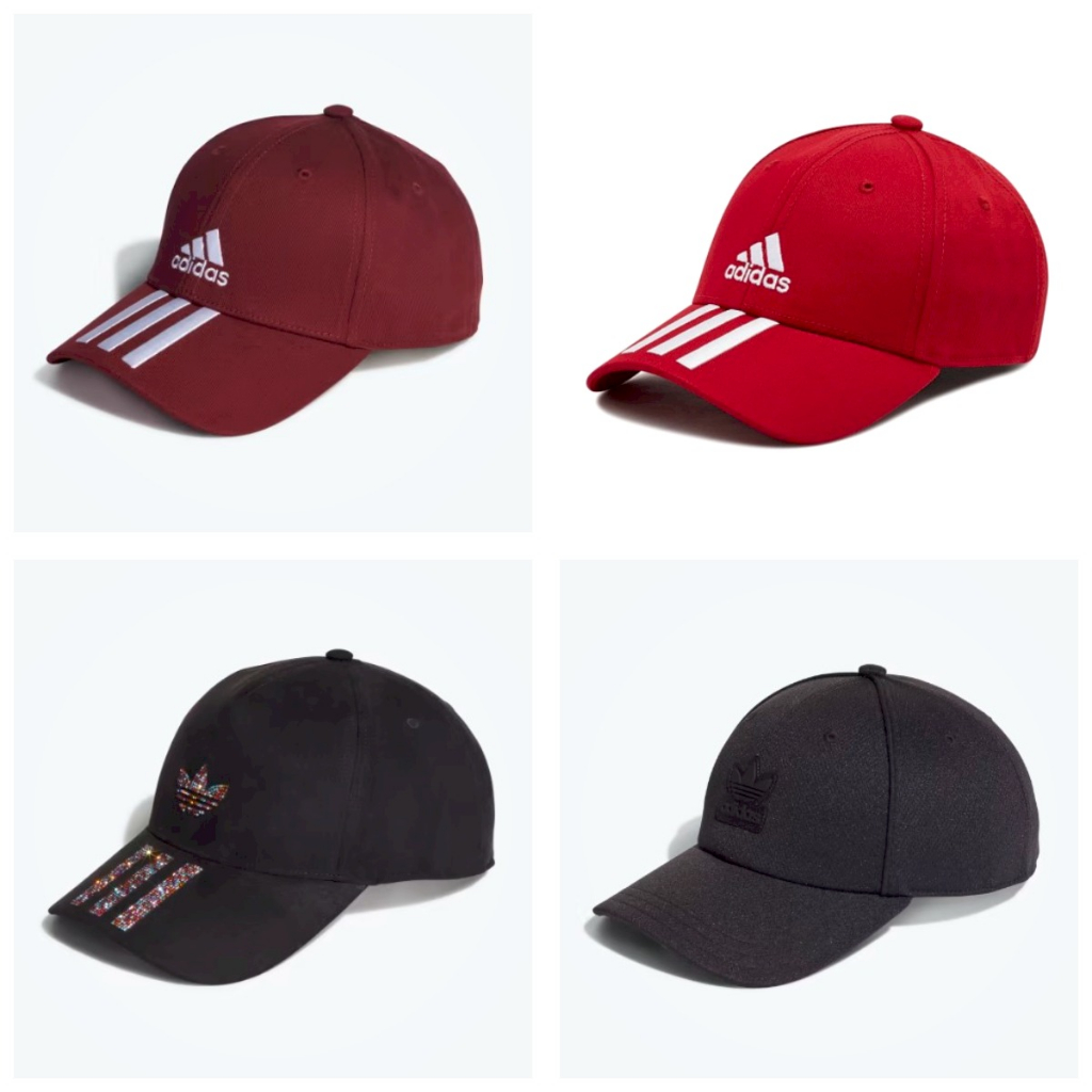 Mũ lưỡi trai bóng chày adidas vải Twin 3 sọc HD7237