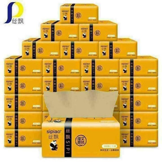 Thùng 30 gói Giấy ăn Gấu trúc Sipao cao cấp. Cam kết chỉ bán hàng chuẩn xịn