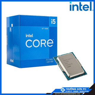 CPU Intel Core i5 12400 (2.5GHz turbo up to 4.4Ghz, 6 Cores 12 Threads, 18MB Cache, 65W) | Full Box Chính Hãng