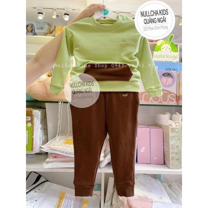 Bộ Nỉ Dài Tay Mềm Ấm Cho Bé 6m-4y