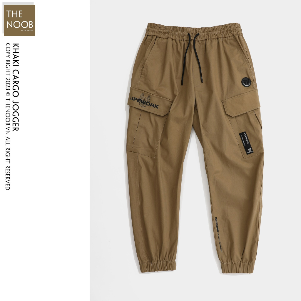 Quần Jogger Khaki Túi Hộp - 2023QD28 - 2023QD29