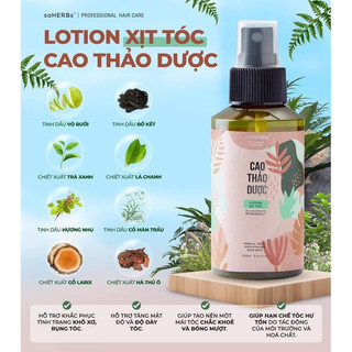 Xịt dưỡng tóc - cao thảo dược - giảm gãy rụng , giúp mọc tóc
