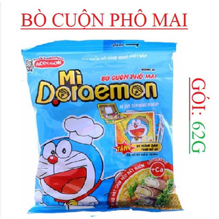 Mì tôm Doraemon gói 62g các vị