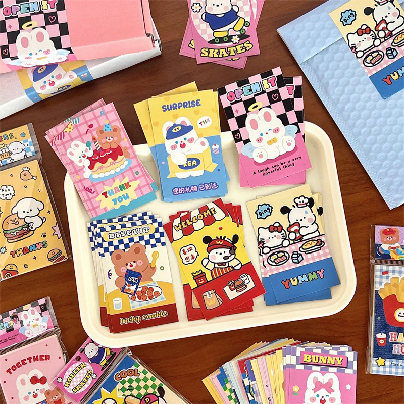 Set 20 sticker niêm phong gói hàng dễ thương