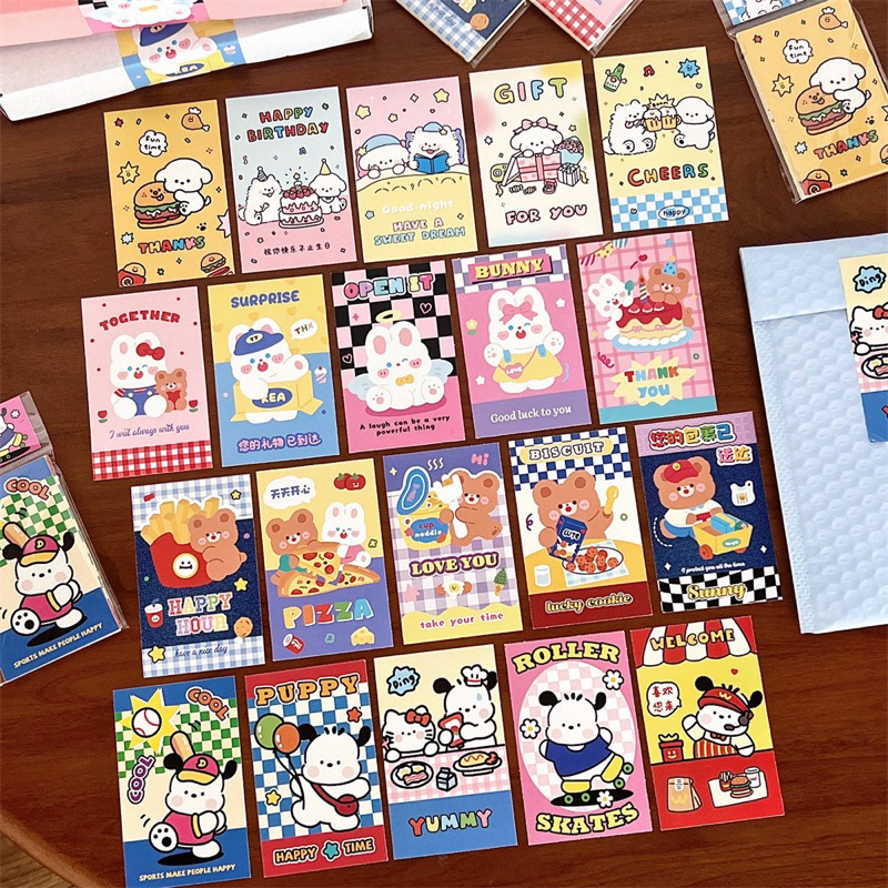 Set 20 sticker niêm phong gói hàng dễ thương