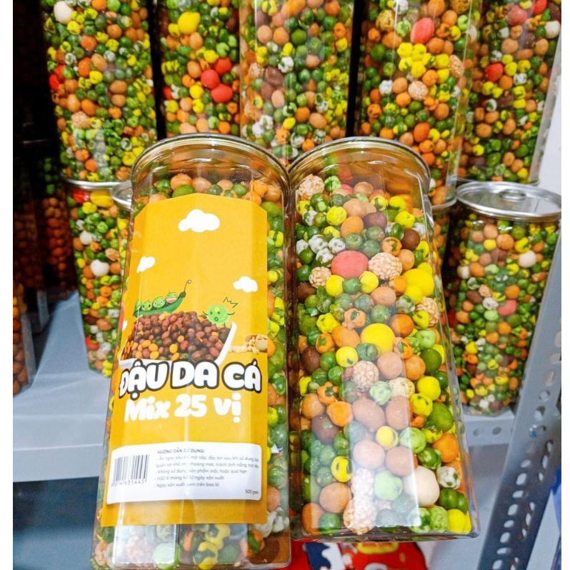 Đậu Mix 25 Vị Cực ngon thơm đóng lon Hương Việt 500Gr