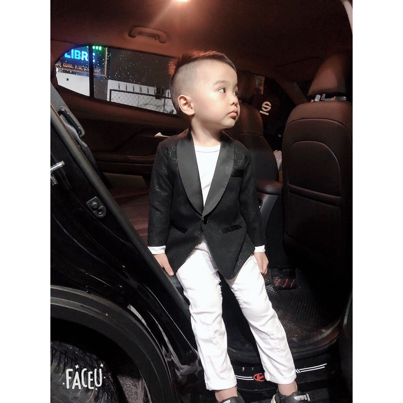 Áo vest bé trai in hình cực sang cho bé