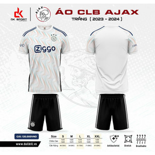 Bộ Đồ Đá Banh CLB Ajax màu Trắng