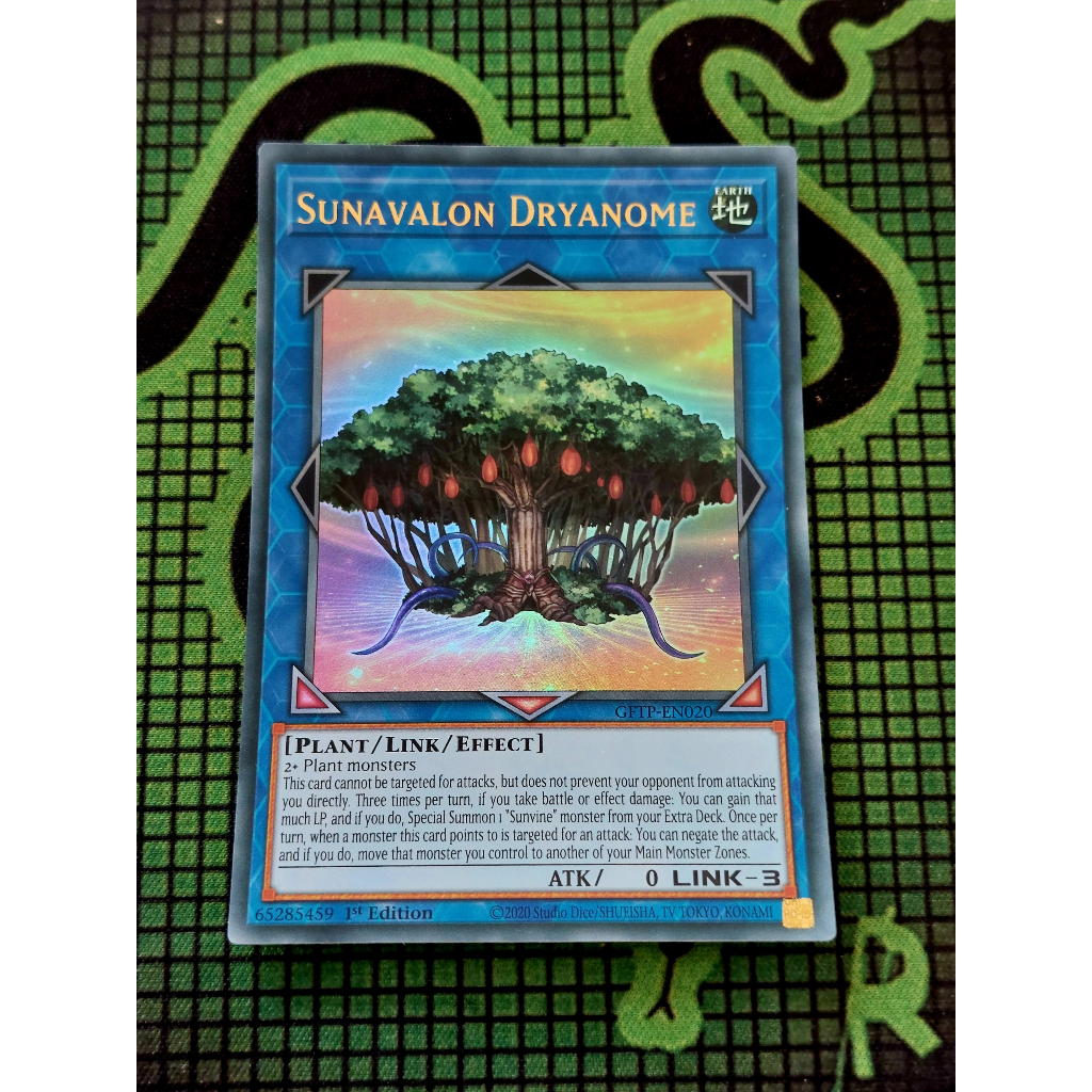 Thẻ Bài Mint90 Yugioh Link Sunavalon Dryanome - GFTP-EN020 - Ultra