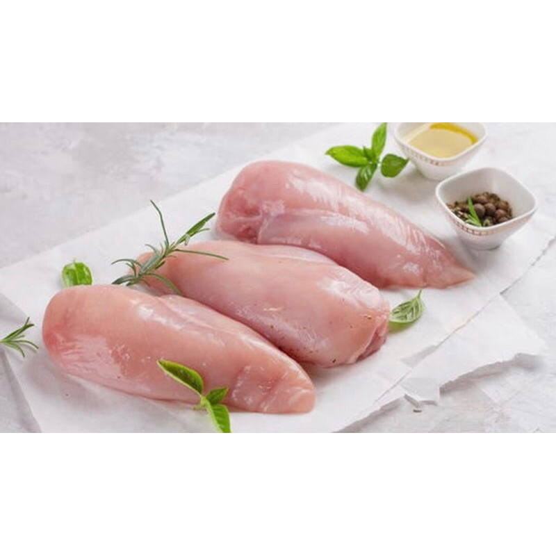 Ức,đùi /tươi file ,ức gà nguyên xương cho chó,mèo,thú cưng 1KG,ức ngạt