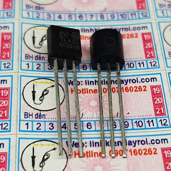 10 sản phẩm TL431A TL431 TO-92 IC tham chiếu điện áp