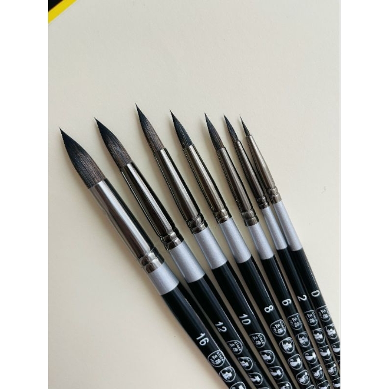 Cọ vẽ màu nước acrylic con mèo