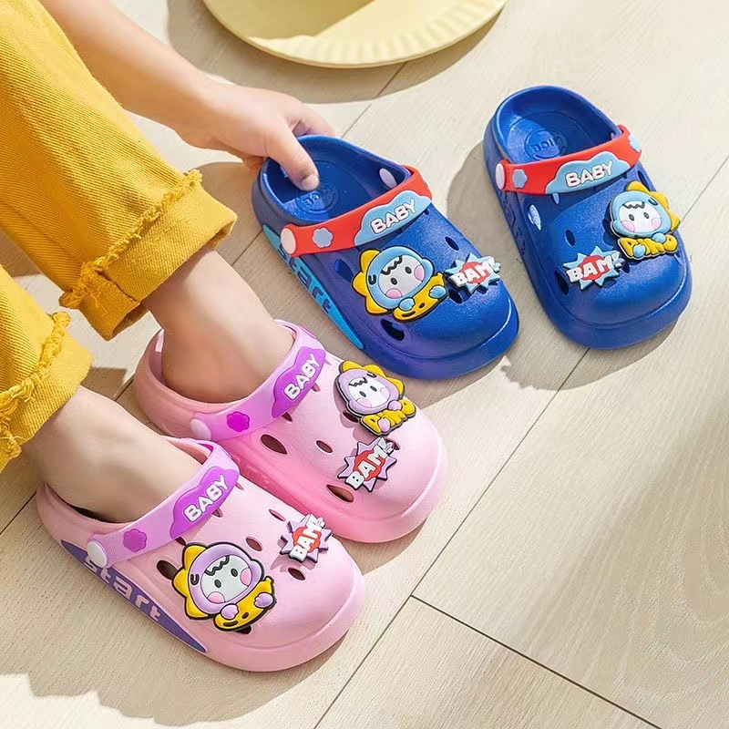 Dép sục cho bé chống trơn trượt dễ thương, siêu êm cho bé trai bé gái 1-10 tuổi ZMJ-27 | Gấu Shop