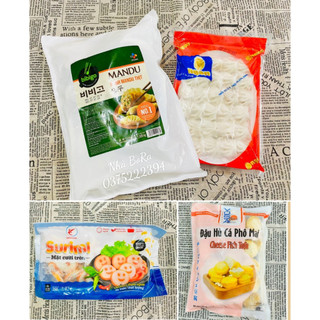 Há cảo, mandu thịt, đậu hũ cá phô mai YoSa, surimi mặt cười - 350g đến 1.505kg