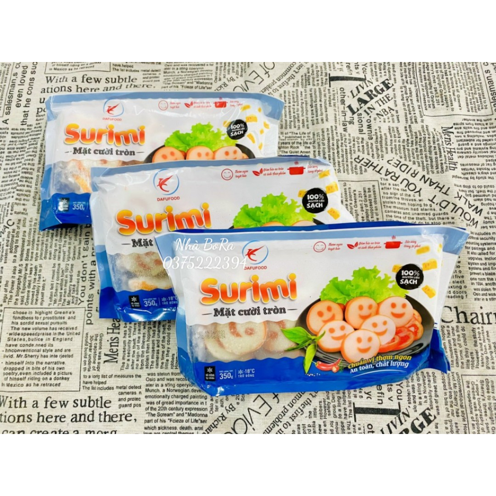 Há cảo, mandu thịt, đậu hũ cá phô mai YoSa, surimi mặt cười - 350g đến 1.505kg