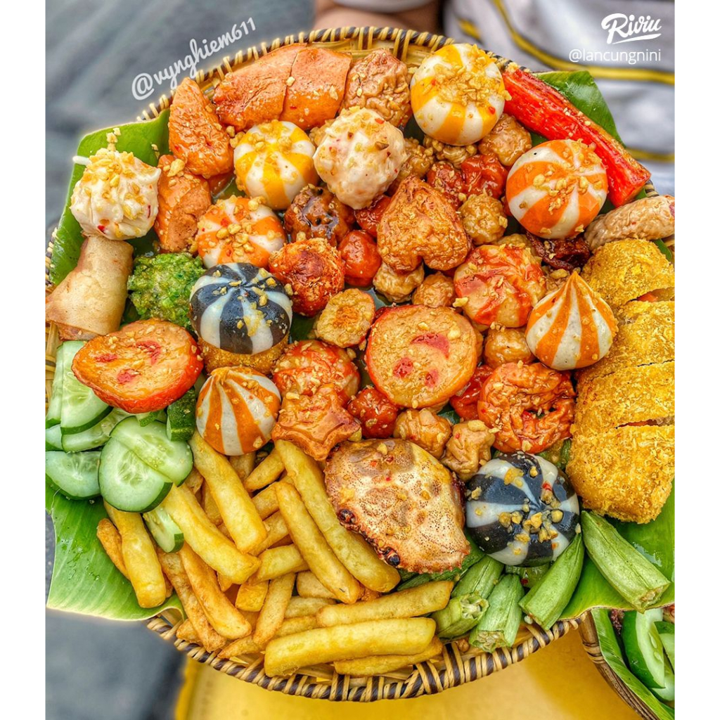 Há cảo, mandu thịt, đậu hũ cá phô mai YoSa, surimi mặt cười - 350g đến 1.505kg