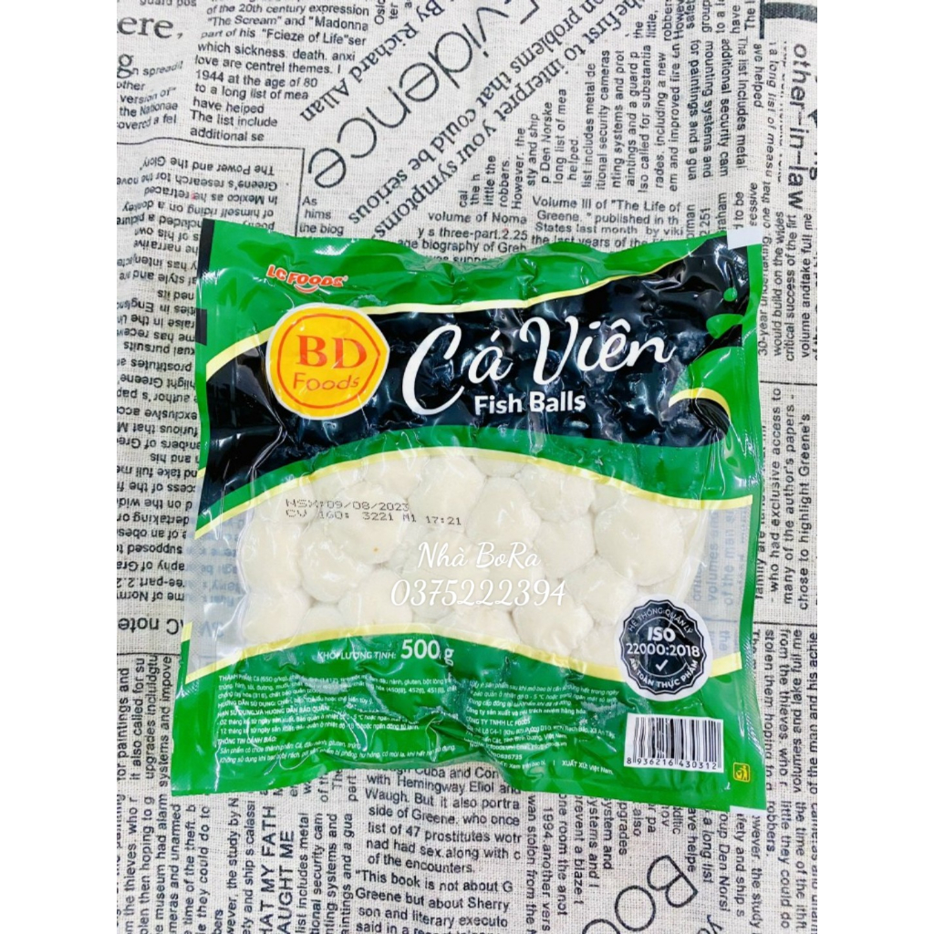 Combo 3 gói cá viên, bò viên, tôm viên - gói 500g