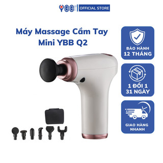  Máy Massage Cầm Tay Mini Cao Cấp YBB Q2 Đấm Lưng Mát Xa Trị Liệu Cổ Vai Gáy Giảm Đau Nhức Toàn Thân HIệu Quả 