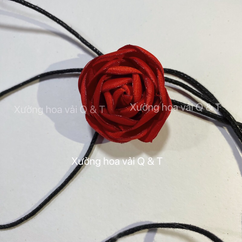 Choker Hoa Hồng Nhiều Màu Handmade