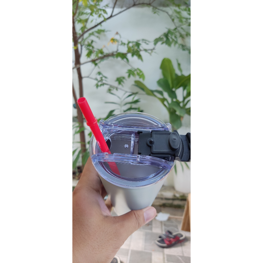 Nắp Thay Thế Ly Giữ Nhiệt Lock&Lock New Clip Tumbler LHC4279 540ml, nắp an toàn cho sức khoẻ, túi đựng ly vải dày dặn