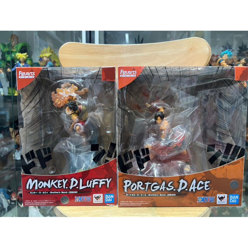 Mô hình one piece chính hãng bandai cao cấp - Luffy và ace figuarts zero cực đẹp