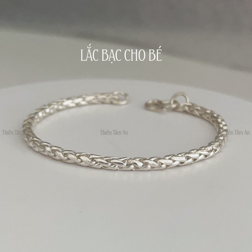 Lắc tay Bạc vẩy rồng cho bé trai - Quà tặng sinh nhật ngày kỷ niệm ý nghĩa - Bạc thật TTA Jewelry