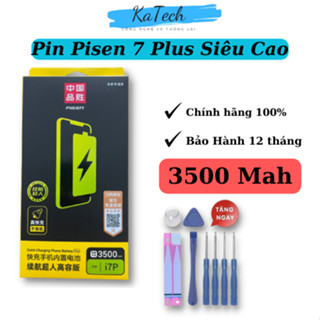  Pin Pisen cho ip 7 Plus dung lượng siêu cao 3500 Mah 