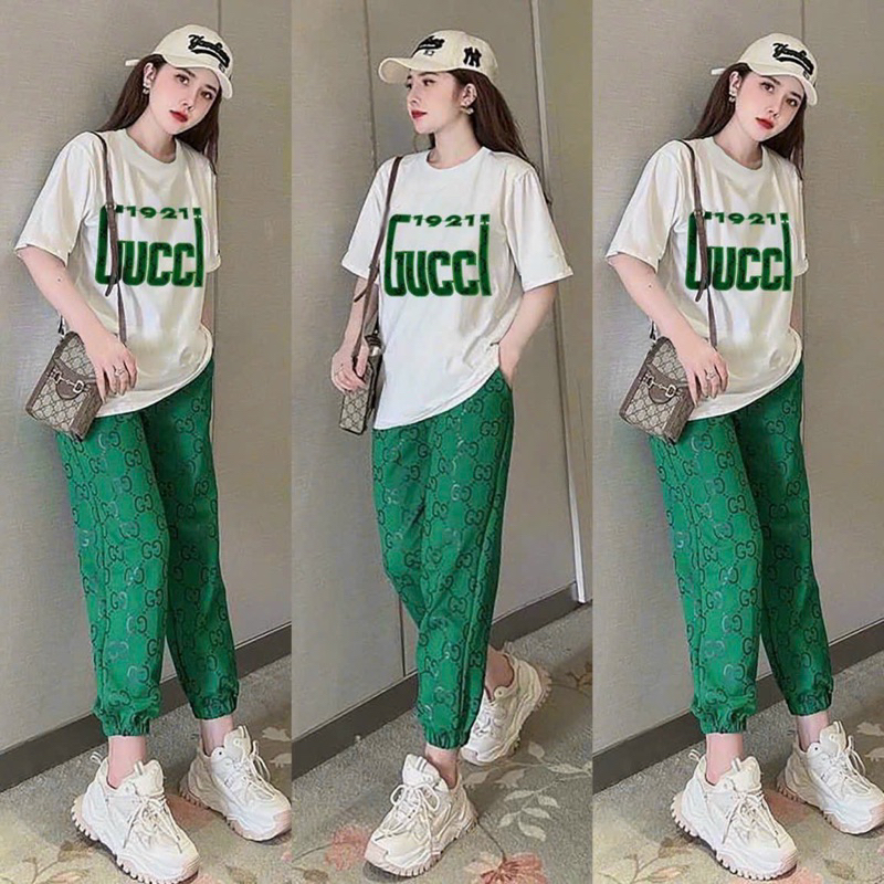 BỘ THUN QUẦN DÀI ÁO PHOM RỘNG THÊU CHỮ ĐỦ SIZE 40-70kg