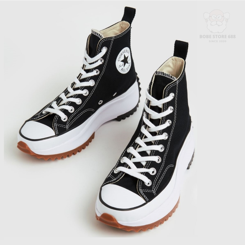 GIÀY SNEAKER CONVERSE RUN STAR HIKE BLACK, Giày Thể Thao Nam Nữ Basic, FULL BILL BOX