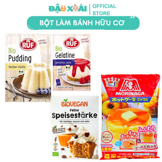 Gelatine vô cơ/Hữu cơ/Bột pudding/ Bột nở hữu cơ chế biến bữa phụ cho bé