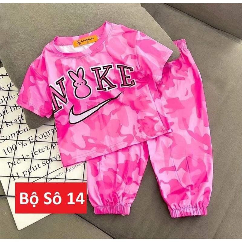 ĐỒ BỘ THUN BÉ TRAI BÉ GÁI NGẮN TAY QUẦN DÀI IN 3D HOẠT HÌNH DỄ THƯƠNG