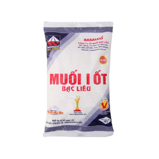 Muối i-ốt bạc liêu gói 500g