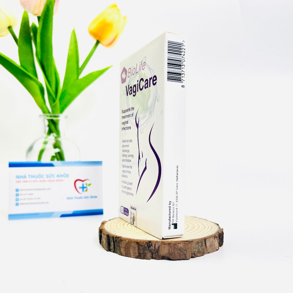 Biolife Vagicare - Giảm nấm ngứa, nhiễm khuẩn, Optibac Tím - Men Vi Sinh Phụ Khoa, Chăm Sóc Vùng Kín
