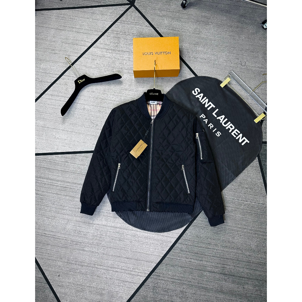 Áo Khoác Bê Bê Rờ 3 Lớp Trần Bông Bản Siêu Cấp Khóa Tay Hot Trend