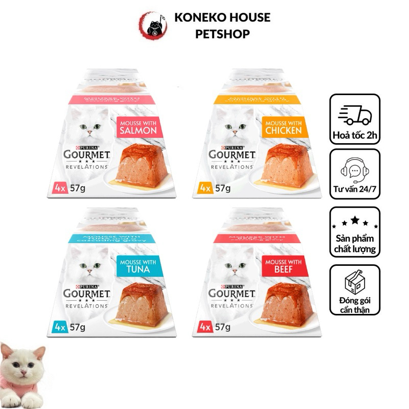 pate cho mèo Purina Gourmet 57g