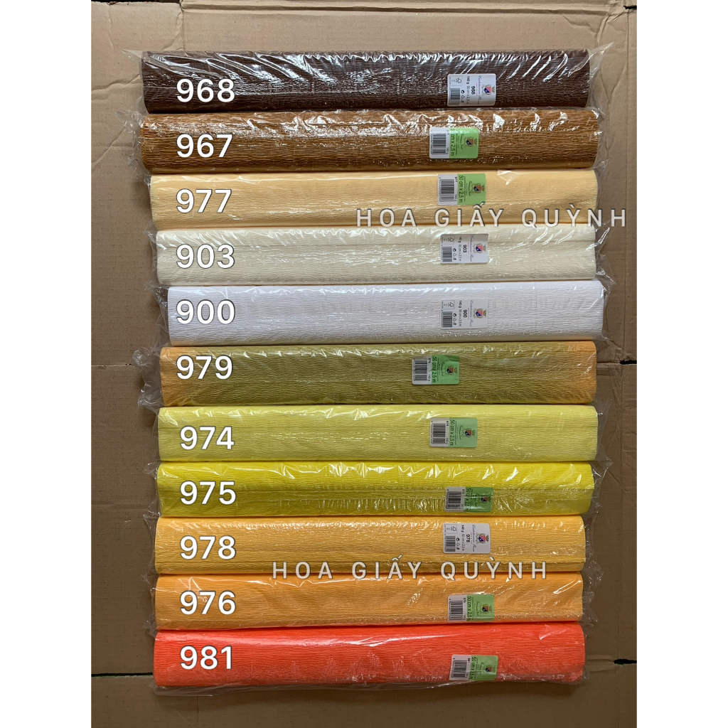GIẤY NHÚN Ý DÀY 140gr - cuộn 50cmx2.5m