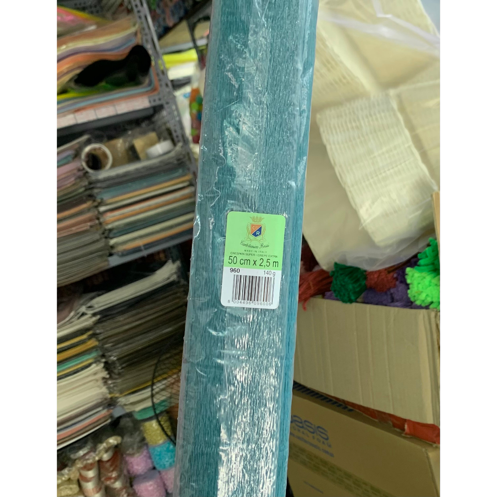 GIẤY NHÚN Ý DÀY 140gr - cuộn 50cmx2.5m