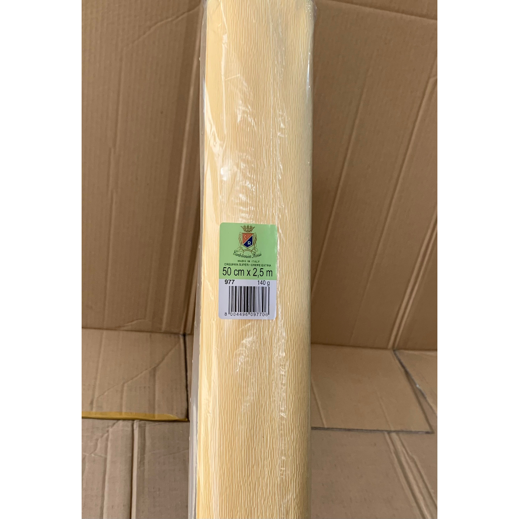 GIẤY NHÚN Ý DÀY 140gr - cuộn 50cmx2.5m