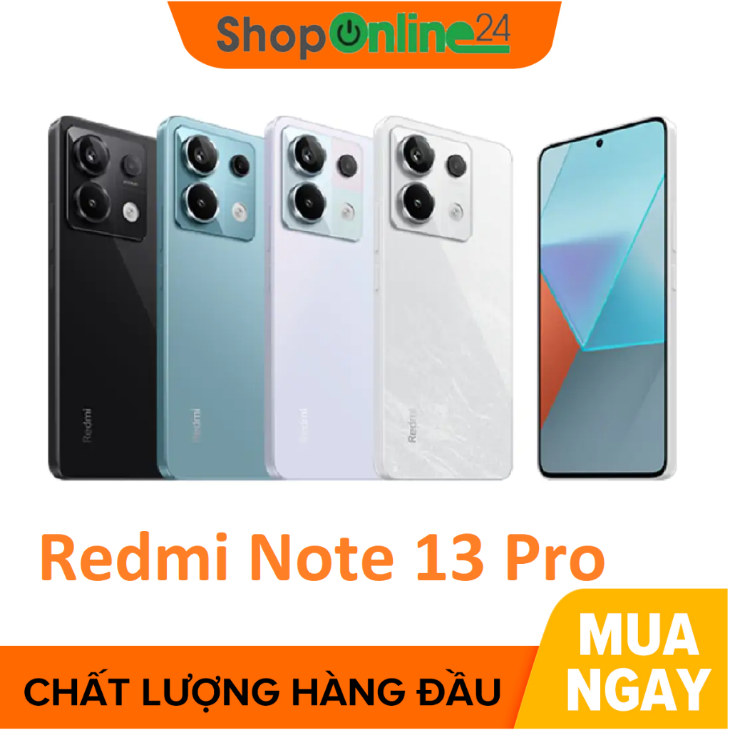 Điện thoại Xiaomi Redmi Note 13 Pro 5G - Hàng Nhập khẩu