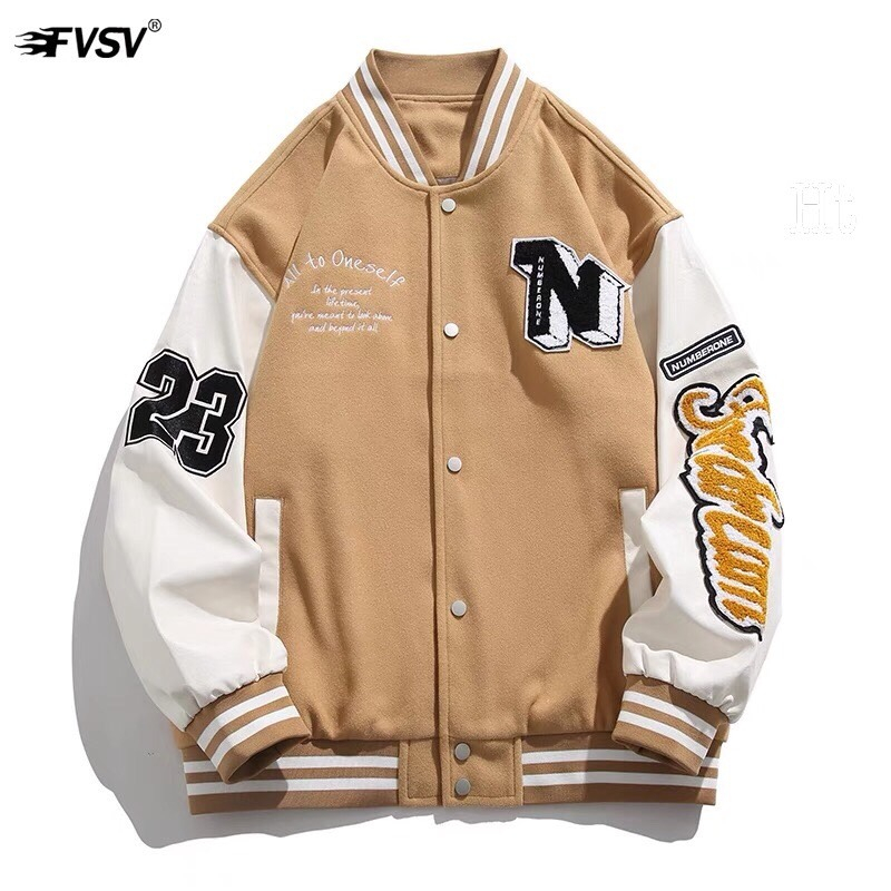 Áo khoác Bomber nam nữ  nỉ cotton N.23