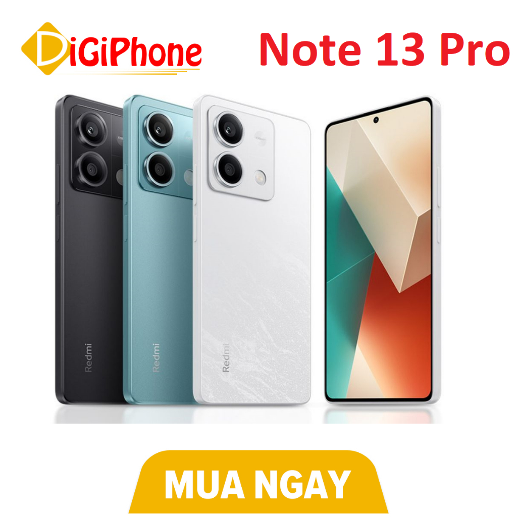Điện thoại Xiaomi Redmi Note 13 Pro 5G - Hàng nhập khẩu Nguyên seal