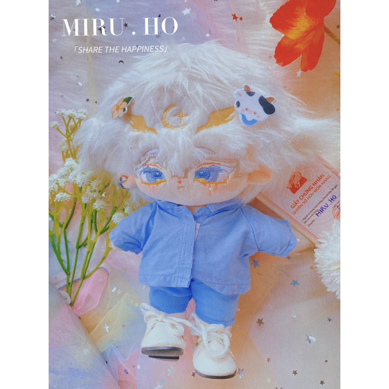 Quần áo búp bê outfit doll 20cm thường ngày dễ thương, năng động, áo len hàng sẵn KHÔNG GỒM DOLL