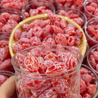  500gram xí muội ĐÀO HỒNG PHẤN chua ngọt 