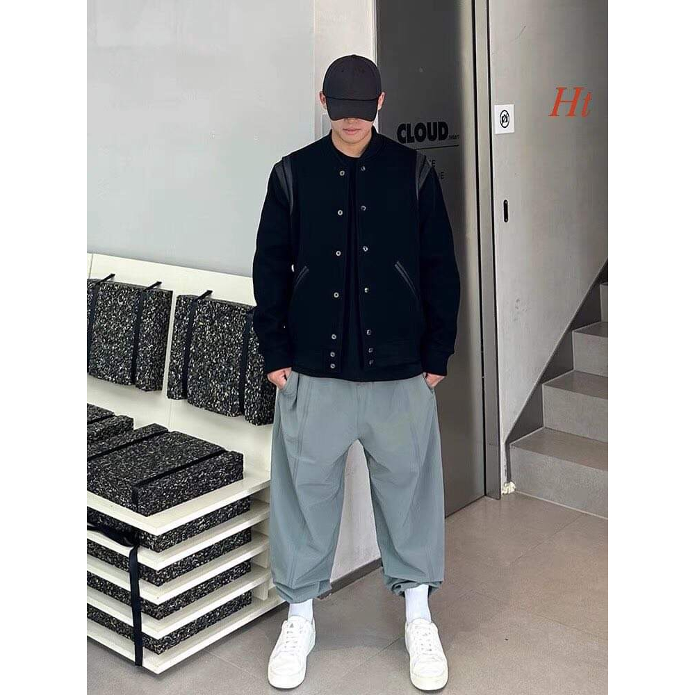 Áo Khoác Bomber Teddy Nam Nữ dạ phối da