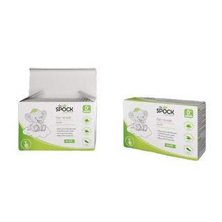 Gạc rơ lưỡi vệ sinh răng miệng cho bé DR. SPOCK ( 30 gói )