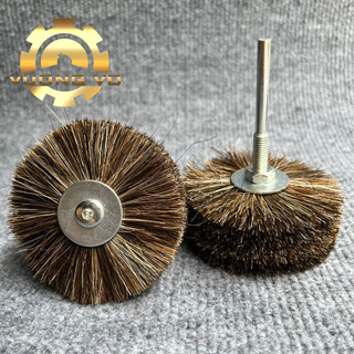 Chổi lông ngựa đánh bóng gỗ mềm sạch bụi lắp khoan cầm tay