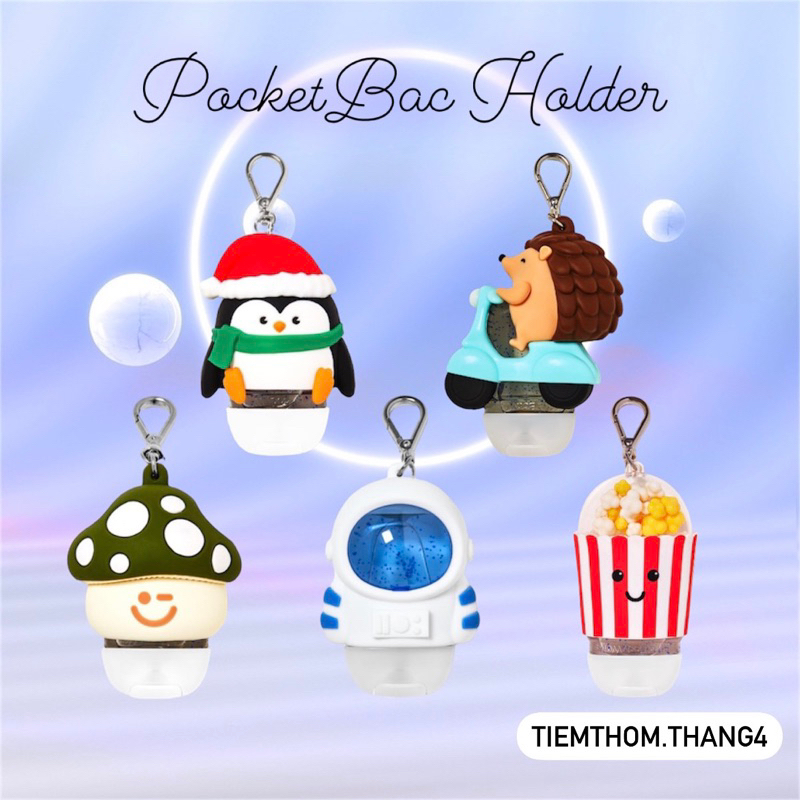 •𝐌𝐨́𝐜 𝐭𝐫𝐞𝐨 𝐠𝐞𝐥 𝐫𝐮̛̉𝐚 𝐭𝐚𝐲 𝐤𝐡𝐨̂• Bath & Body Works - PocketBac Holder