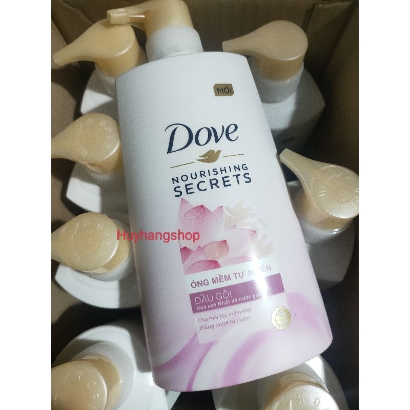Dầu gội Dove Hoa Oải Hương, Dove Hoa Sen Nhật và Nước Gạo 640G | Huyhangshop