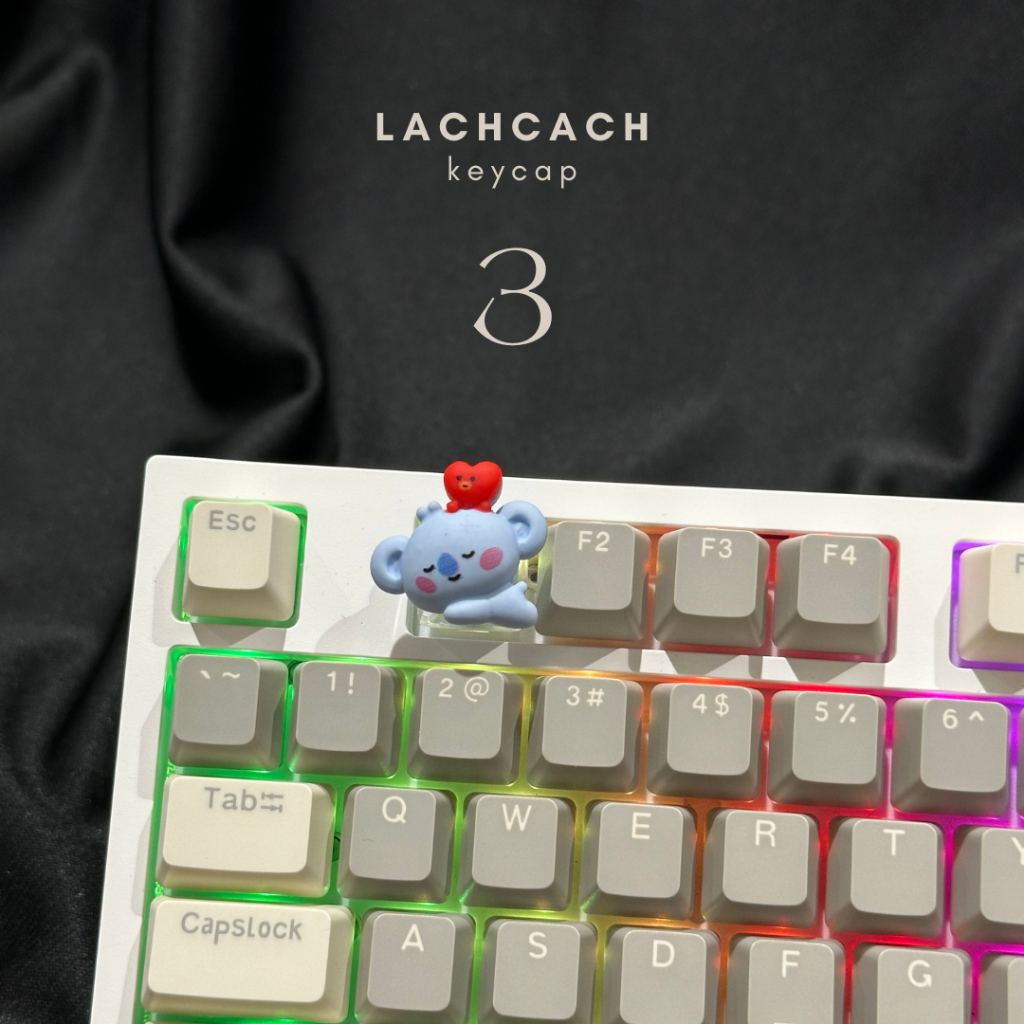 Keycap BT-21 | Keycap Bàn Phím Cơ | Trang Trí Bàn Phím Cơ